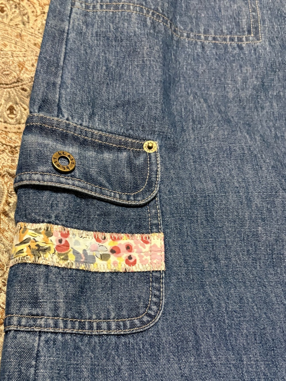 Blast Blues Denim Maxi Skirt - Picture 5 of 11